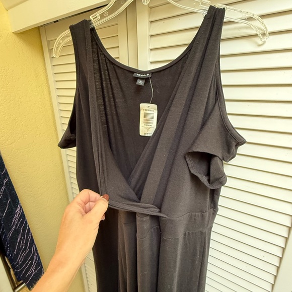 Torrid Elegant Black Women's Maxi Dress Sz 2X NEW - Picture 9 of 13